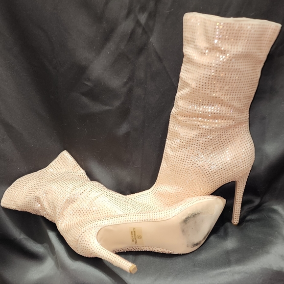 Pink Rhinestone Boots - Picture 5 of 10